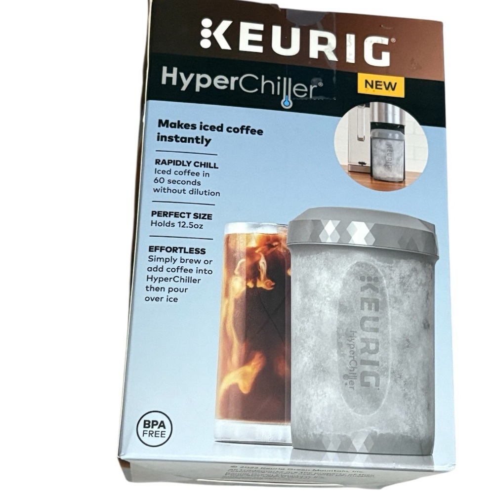 NEW Keurig HyperChiller – Rapid Iced Coffee Maker (12.5oz)